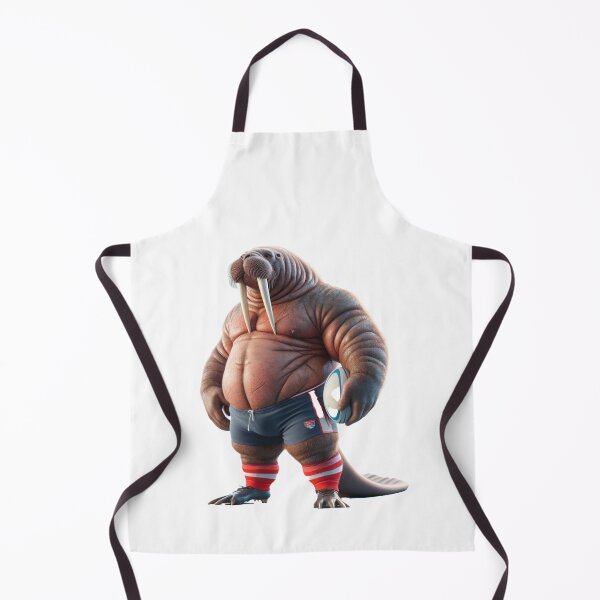Item preview, Walrus Rugby Player designed and sold by SpendieSellers.