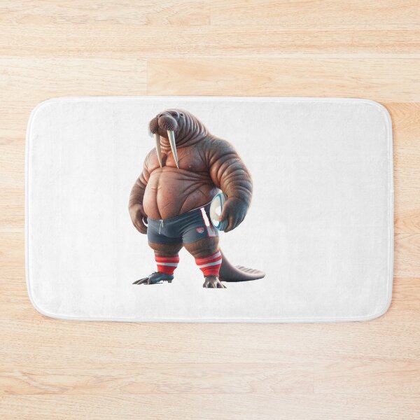 Item preview, Walrus Rugby Player designed and sold by SpendieSellers.