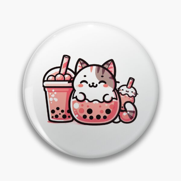 Item preview, Bubble Tea Cute NekoCat designed and sold by tuckmerrytees.