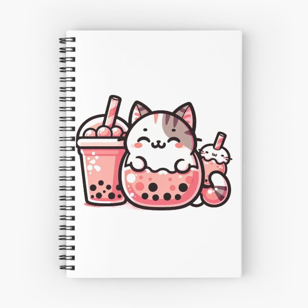 Item preview, Bubble Tea Cute NekoCat  designed and sold by tuckmerrytees.