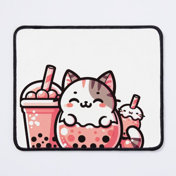 Item preview, Bubble Tea Cute NekoCat designed and sold by tuckmerrytees.