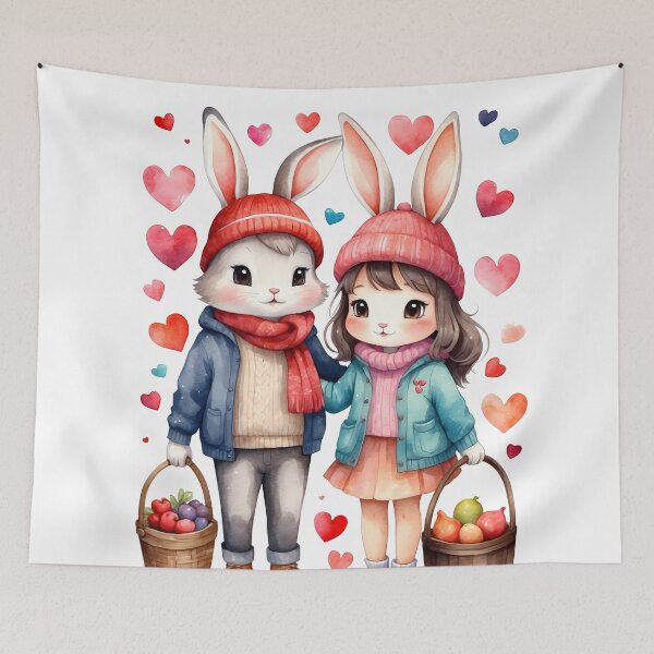 Item preview, Rabbit in love designed and sold by wplamkung.