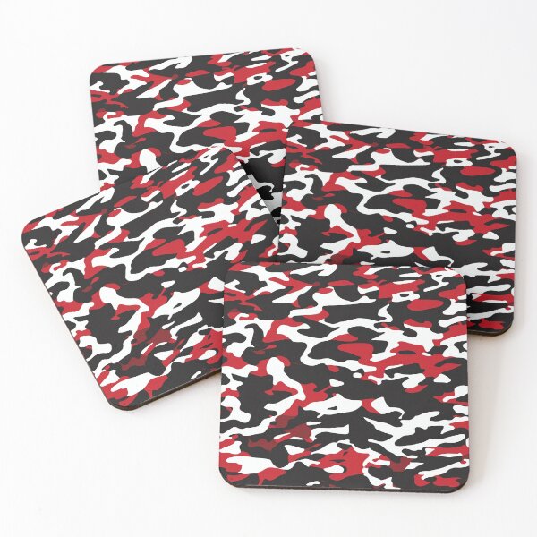 Item preview, Black and  Red Camouflage designed and sold by TheCamoShop.