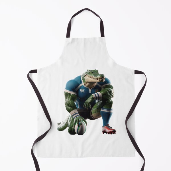 Item preview, Saltwater crocodile Rugby Player designed and sold by SpendieSellers.