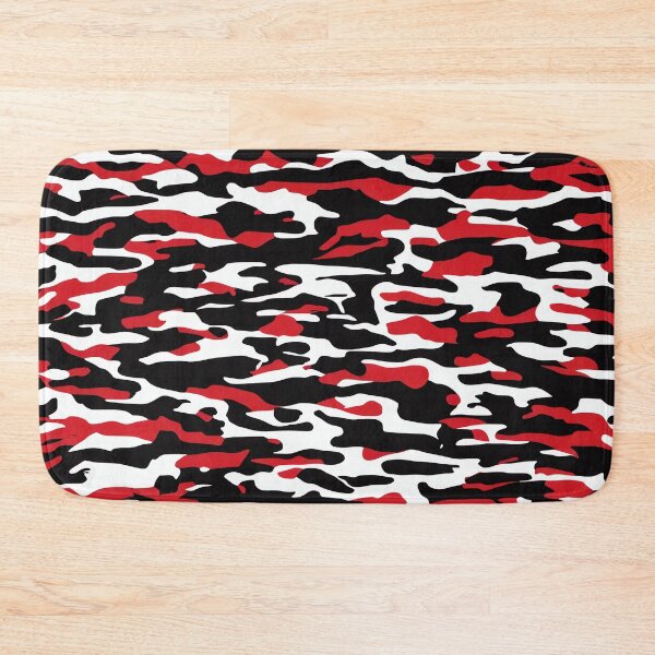 Item preview, Red and Black and White Camouflage designed and sold by TheCamoShop.