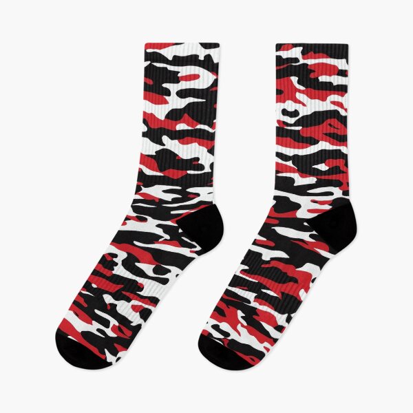 Item preview, Red and Black and White Camouflage designed and sold by TheCamoShop.