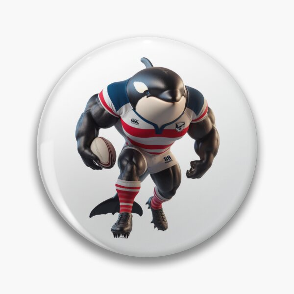 Item preview, Orca Rugby Player designed and sold by SpendieSellers.