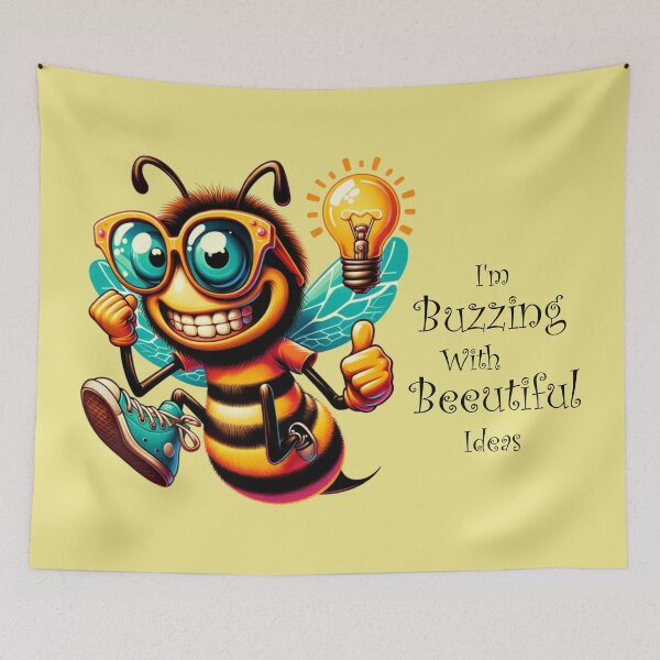 Item preview, cool bee t-shirt designed and sold by crea8iveway.