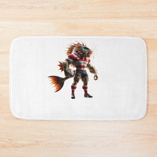 Item preview, Lion fish Rugby Player designed and sold by SpendieSellers.