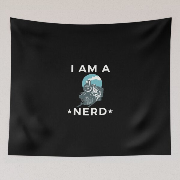 Item preview, "I AM A TRAIN NERD" Classic Tshirt for Trains or Locomotives fans. designed and sold by huckleberrytees.
