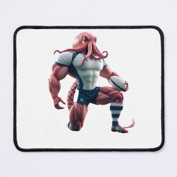 Item preview, Octopus Rugby Player designed and sold by SpendieSellers.