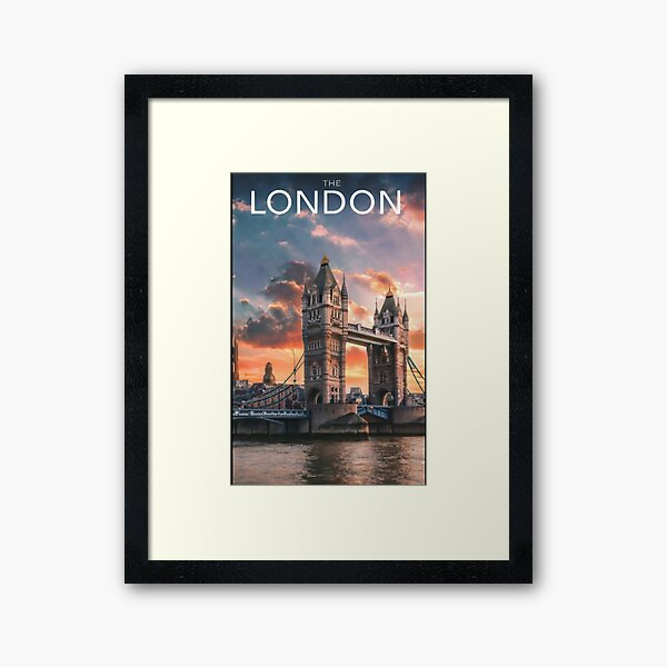 Item preview, "Cinematic London Odyssey" - London travel poster Wanderlust designed and sold by stickercuffs.