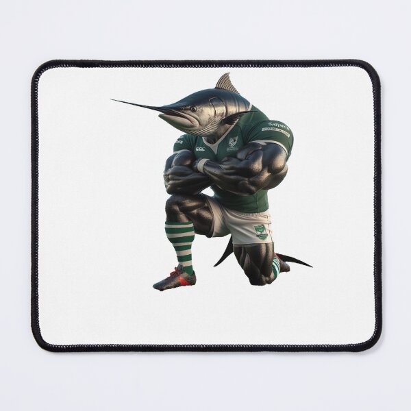 Item preview, Black marlin Rugby Player designed and sold by SpendieSellers.