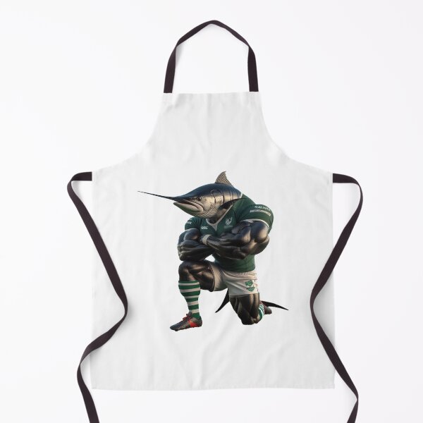 Item preview, Black marlin Rugby Player designed and sold by SpendieSellers.