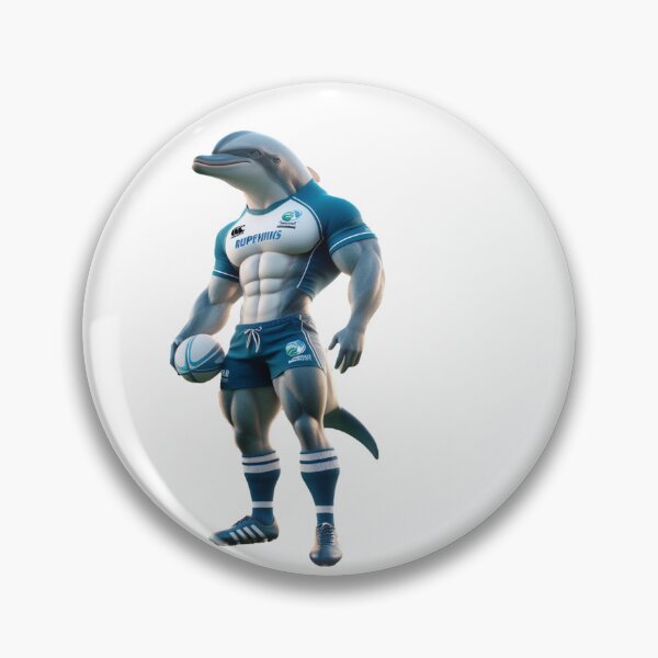 Item preview, Dolphin Rugby Player designed and sold by SpendieSellers.