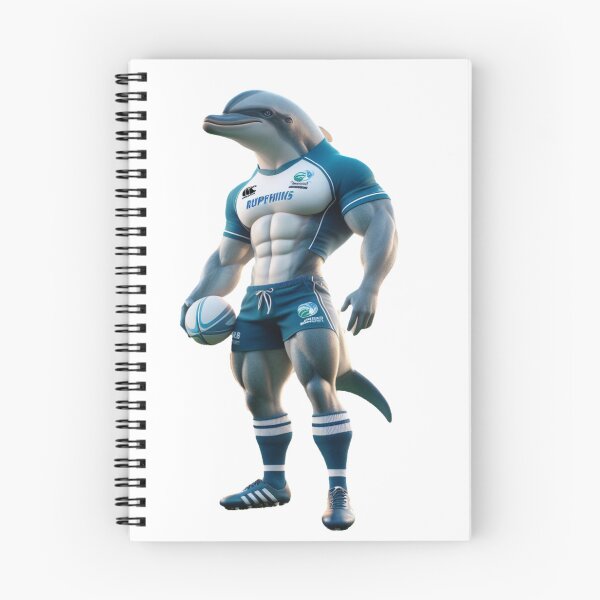 Item preview, Dolphin Rugby Player designed and sold by SpendieSellers.