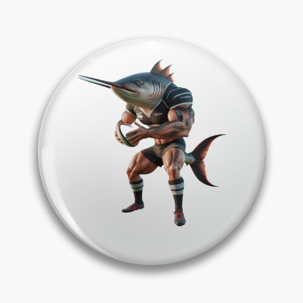 Item preview, Sword Fish Rugby Player designed and sold by SpendieSellers.