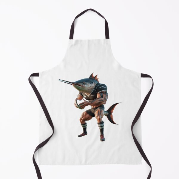 Item preview, Sword Fish Rugby Player designed and sold by SpendieSellers.