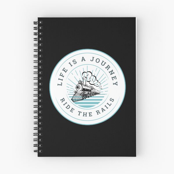 Item preview, "Life is A Journey, Ride The Rails" Classic Tshirt for Trains or Locomotives fans. designed and sold by huckleberrytees.