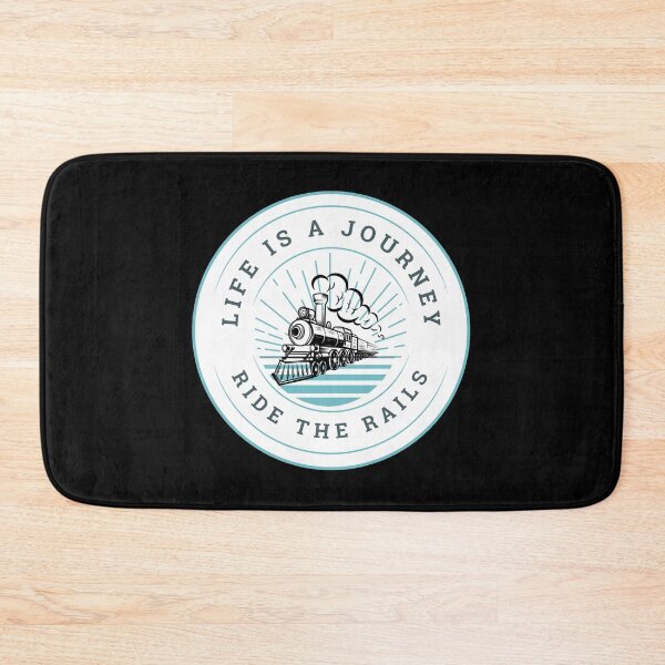 Item preview, "Life is A Journey, Ride The Rails" Classic Tshirt for Trains or Locomotives fans. designed and sold by huckleberrytees.