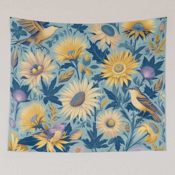 Item preview, Morris blue florals designed and sold by tipitoes.