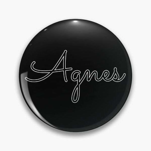 Item preview, Writing Agnes Name Label (Black) designed and sold by NormadWorld.
