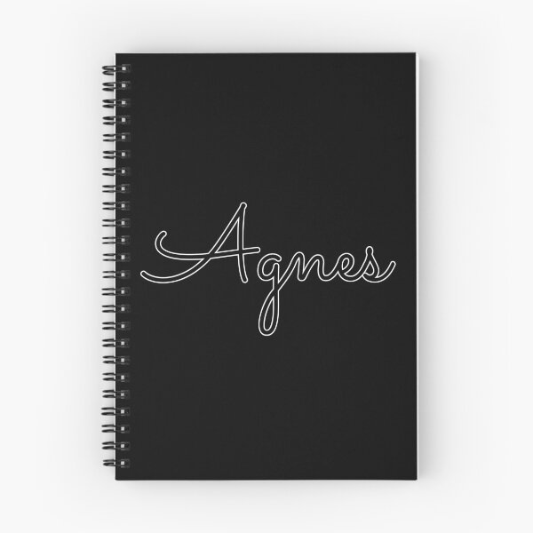 Item preview, Writing Agnes Name Label (Black) designed and sold by NormadWorld.