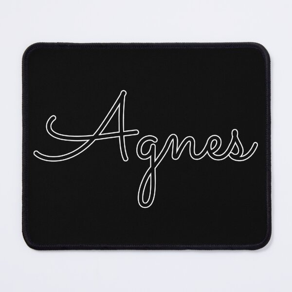 Item preview, Writing Agnes Name Label (Black) designed and sold by NormadWorld.