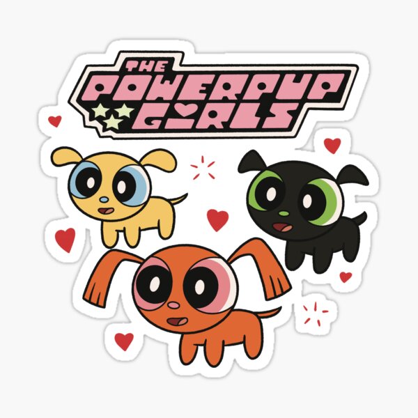 Sticker - Bubbles Powerpuff Girls Cartoon Network Kids TV Show 4.38 Decal  #5915