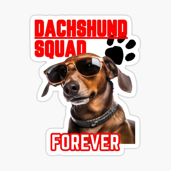 Item preview, Dachshund Dachshund Squad forever love sunglass designed and sold by coserkan.
