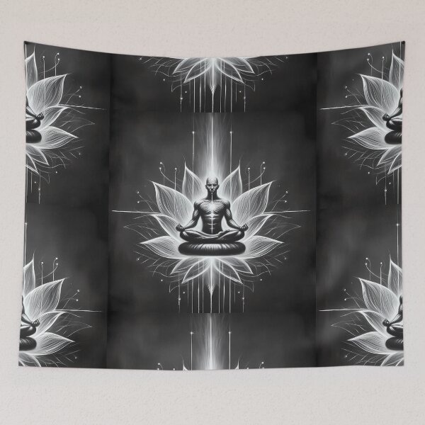 Item preview,  Spiritual Cosmos Harmony Lotus Meditation 4K designed and sold by omrclr.