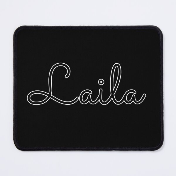 Item preview, Writing Laila Name Label (Black) designed and sold by NormadWorld.