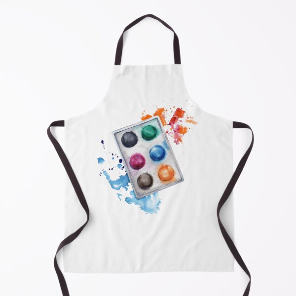 Item preview, Watercolor Set with Paint Splatter designed and sold by SvettyArt.