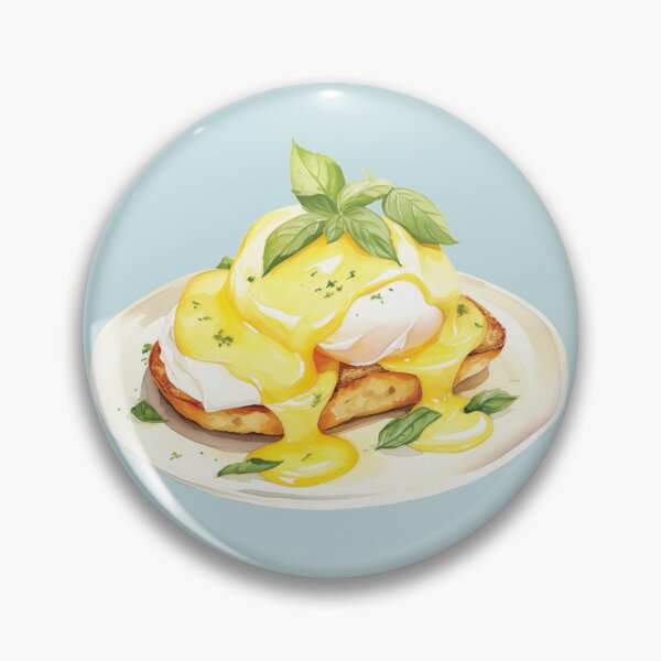Item preview, Plate of Egg Benedict with Hollandaise Sauce designed and sold by Alicia Chee.