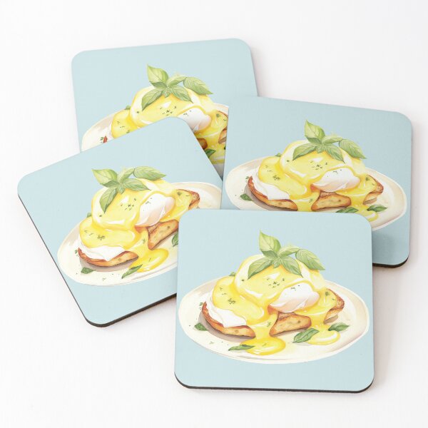 Item preview, Plate of Egg Benedict with Hollandaise Sauce designed and sold by Alicia Chee.