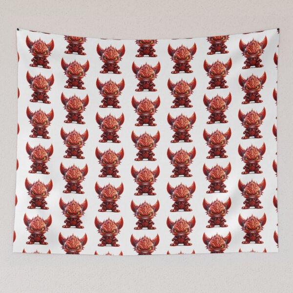 Item preview, Devilishly Adorable: Unleash the Charm with Our Cute Red Devil Pattern – Wear Your Wicked Side in Style! designed and sold by Ignorant-Artist.