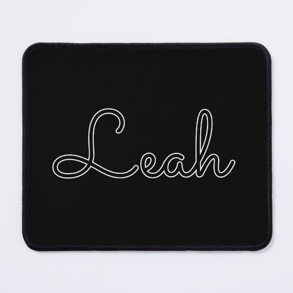 Item preview, Writing Leah Name Label (Black) designed and sold by NormadWorld.