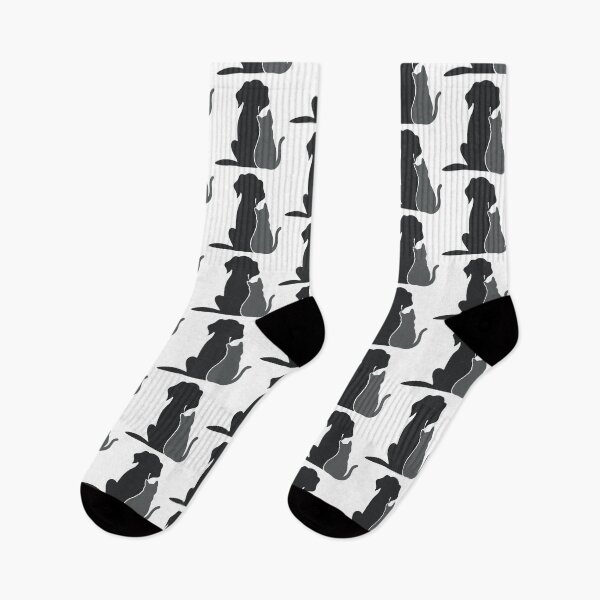 Item preview, Dog & cat silhouette designed and sold by LionessLove.