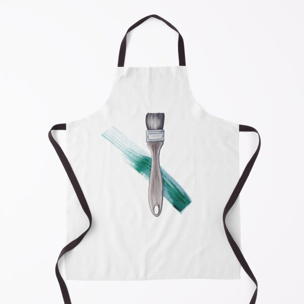Item preview, Paint Brush with Green Paint Stroke designed and sold by SvettyArt.