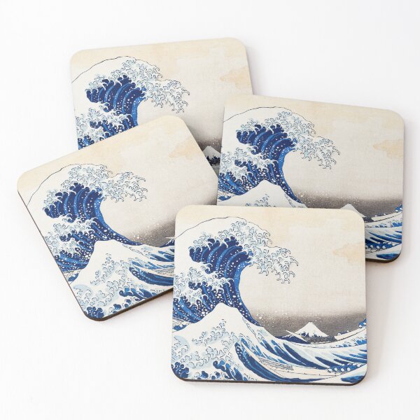 Item preview, katsushika hokusai the Wave off Kanagawa (1830-1833) vintage Japanese designed and sold by HobertShoop.