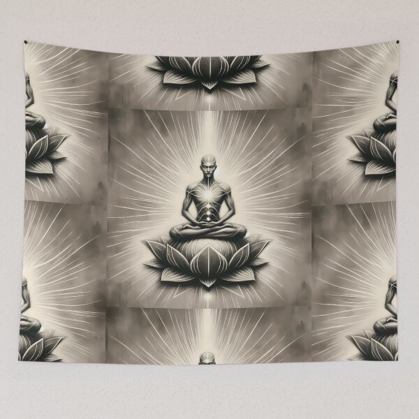 Item preview,   Spiritual Cosmos Harmony Lotus Meditation 4K designed and sold by omrclr.
