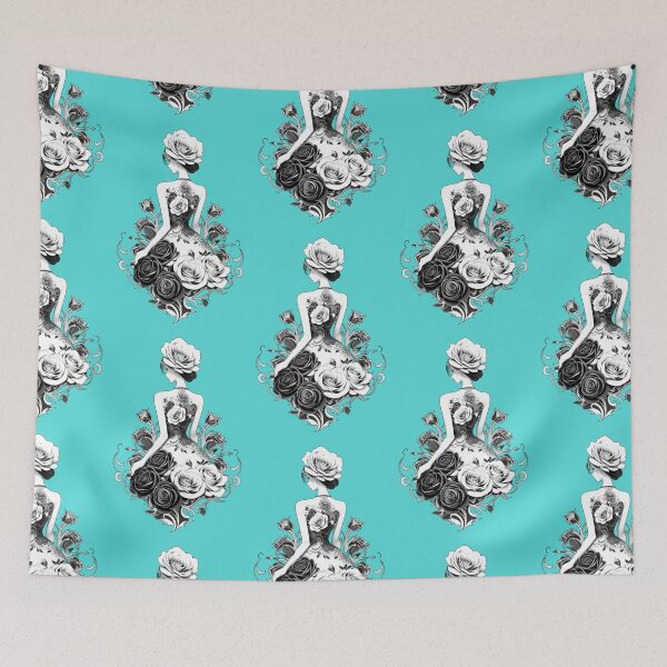 Item preview, My lady rose Black & White #BW00 designed and sold by Oyannami.