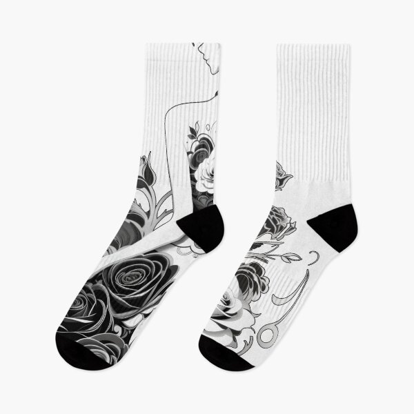 Item preview, My lady rose Black & White #BW00 designed and sold by Oyannami.