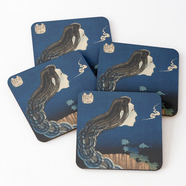 Item preview, The Plate Mansion by Katsushika Hokusai (1760-1849) vintage Japanese designed and sold by HobertShoop.