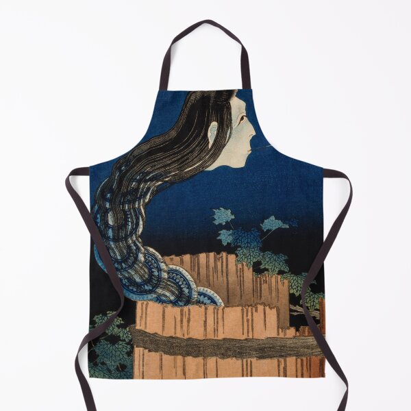 Item preview, The Plate Mansion by Katsushika Hokusai (1760-1849) vintage Japanese designed and sold by HobertShoop.