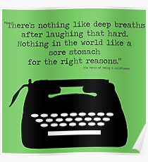 The Perks of Being a Typewriter Poster