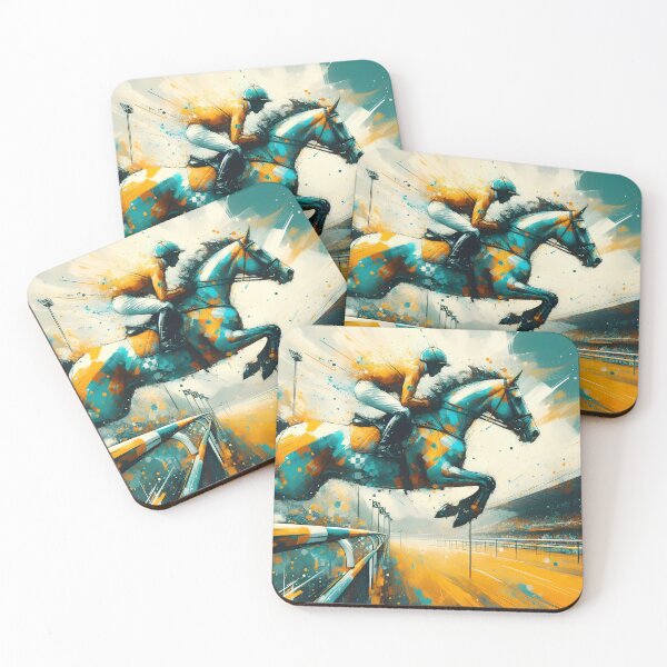 Item preview, Jockey Design | Horse Art | Horse Riding designed and sold by TrueArtVibes.