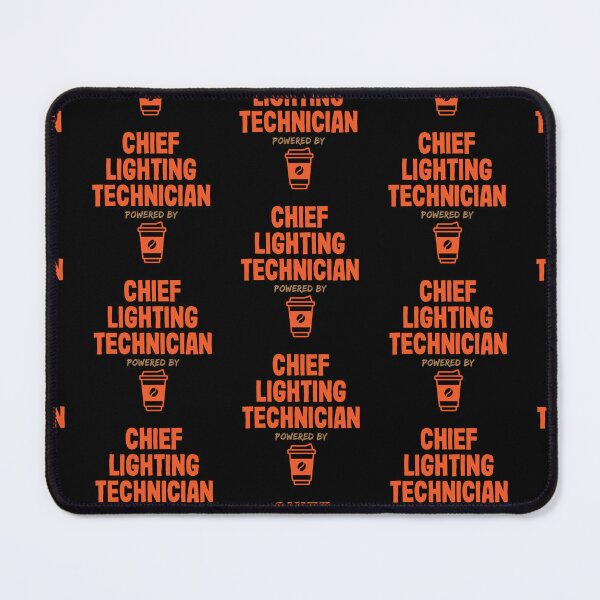 Item preview, Chief Lighting Technician Powered by Coffee designed and sold by NermilioDesigns.