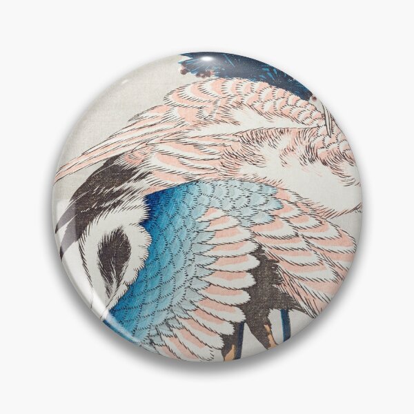 Item preview, cranes on a snowy tree (1834) by katsushika hokusai, vintage Japanese designed and sold by HobertShoop.