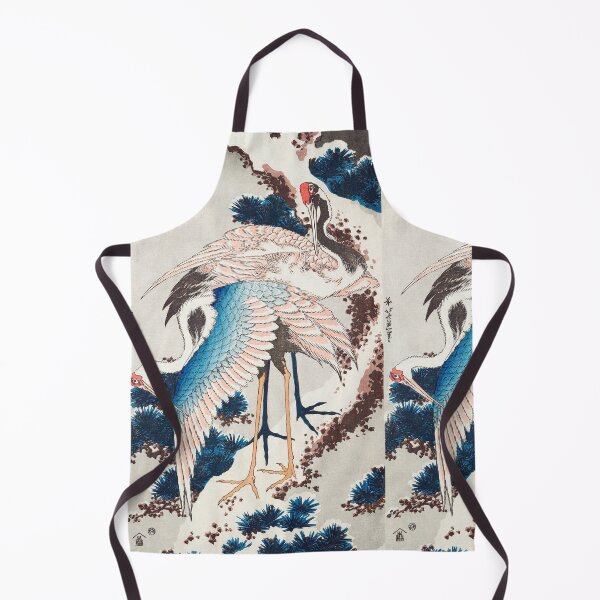 Item preview, cranes on a snowy tree (1834) by katsushika hokusai, vintage Japanese designed and sold by HobertShoop.